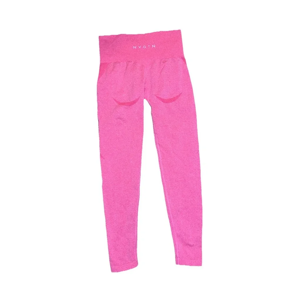 NVGTN Leggings Women S Pink Contour Seamless Pull-On Yoga Danc Athleisure‎